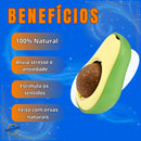 Kit 3 Abacates Catnip Brinquedo para Gato com Bola Erva Removível