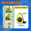 Kit 3 Abacates Catnip Brinquedo para Gato com Bola Erva Removível