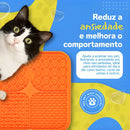 Tapete Interativo De Lamber Ração Úmida Para Cachorro e Gatos