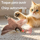 Brinquedo Passarinho Interativo de Pelúcia para Gatos