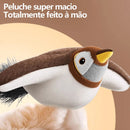 Brinquedo Passarinho Interativo de Pelúcia para Gatos