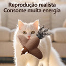 Brinquedo Passarinho Interativo de Pelúcia para Gatos