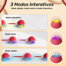 Bolinha Giratória Automática Brinquedos Pet Gato Cachorro Interativa